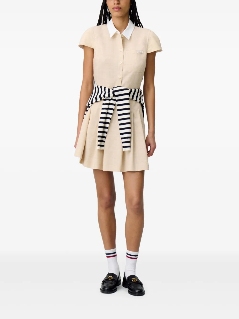 Logo-Embroidered Shirtdress