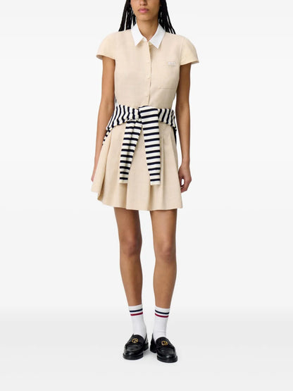 Logo-Embroidered Shirtdress