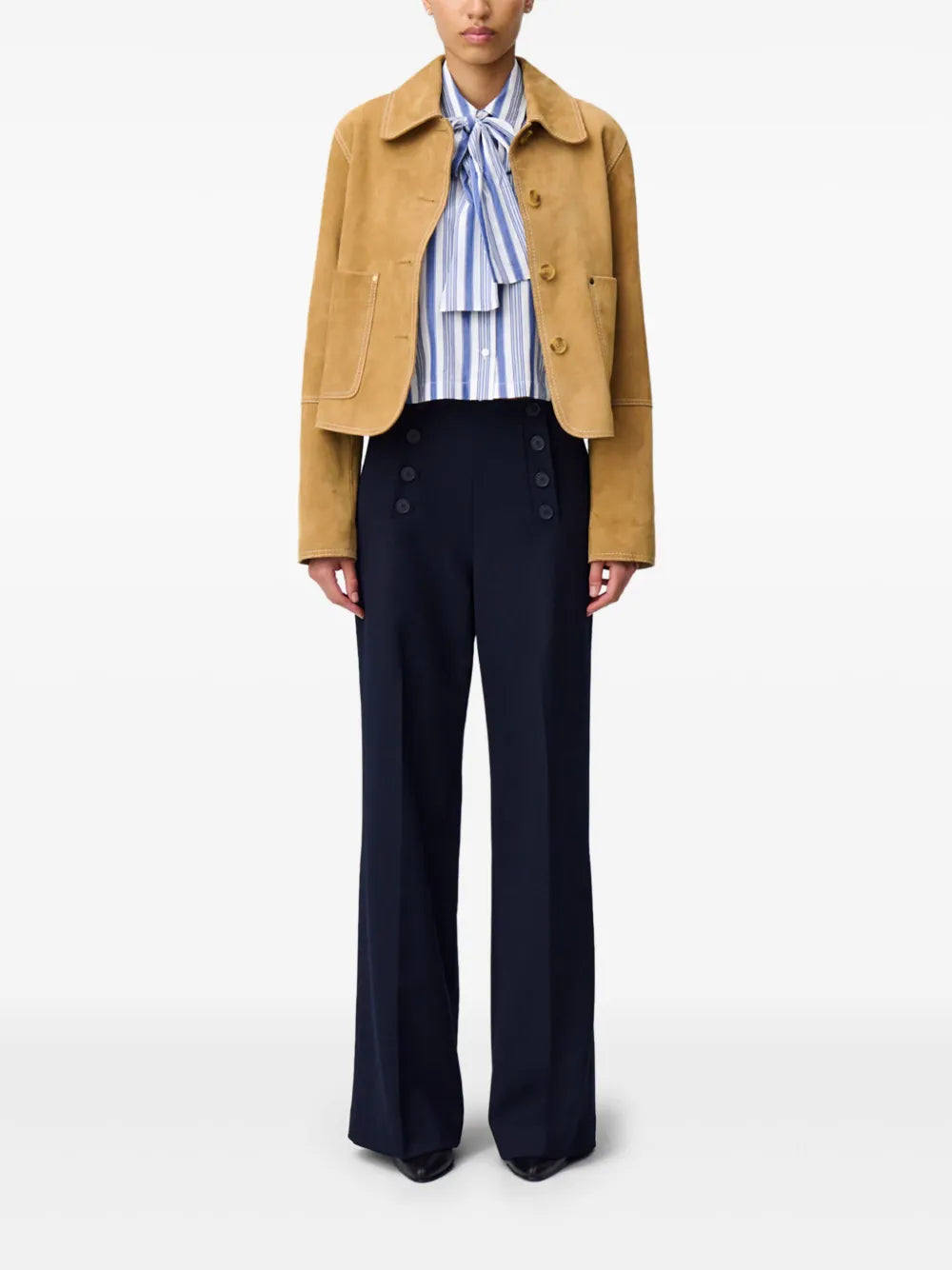 Straight-Leg Trousers