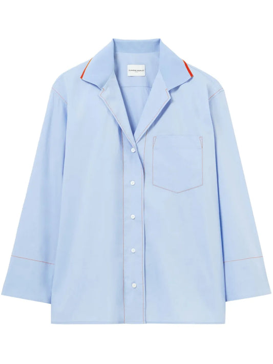 Contrast-Detail Shirt