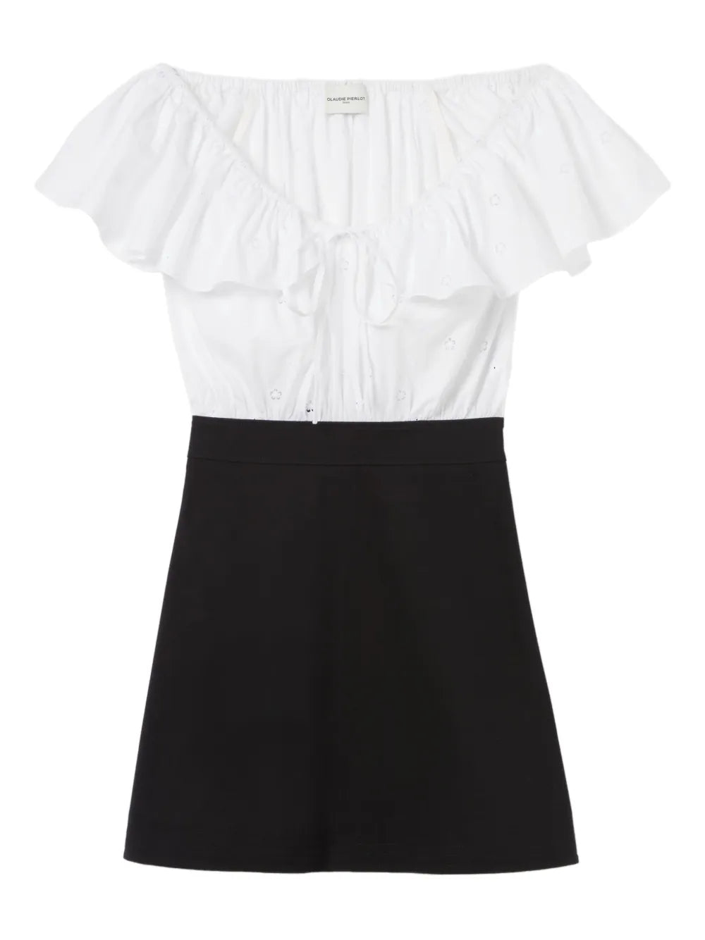 Two-Tone Mini Dress