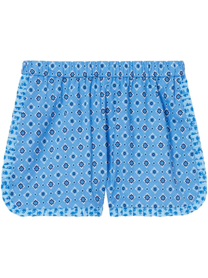 Floral-Print Shorts