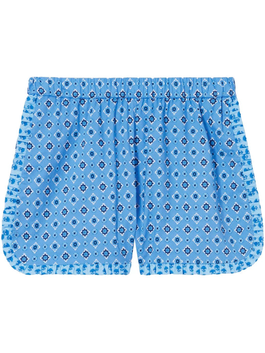Floral-Print Shorts