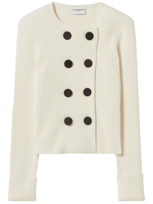 Double-Breasted Cardigan