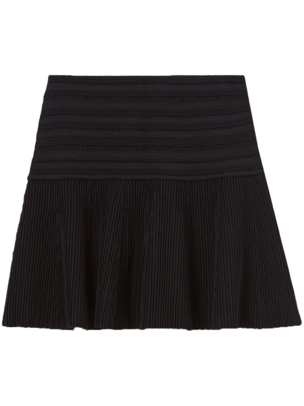 Fine-Knit Mini Skirt