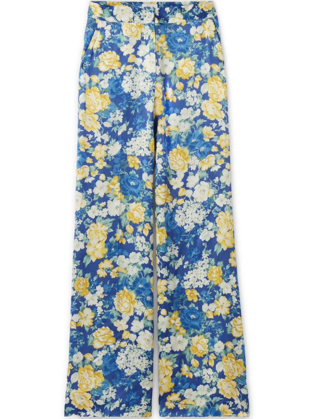 Floral-Print Trousers