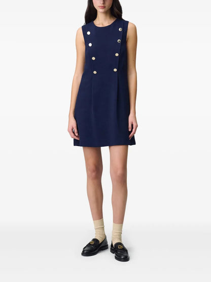 Pleat-Detail Dress
