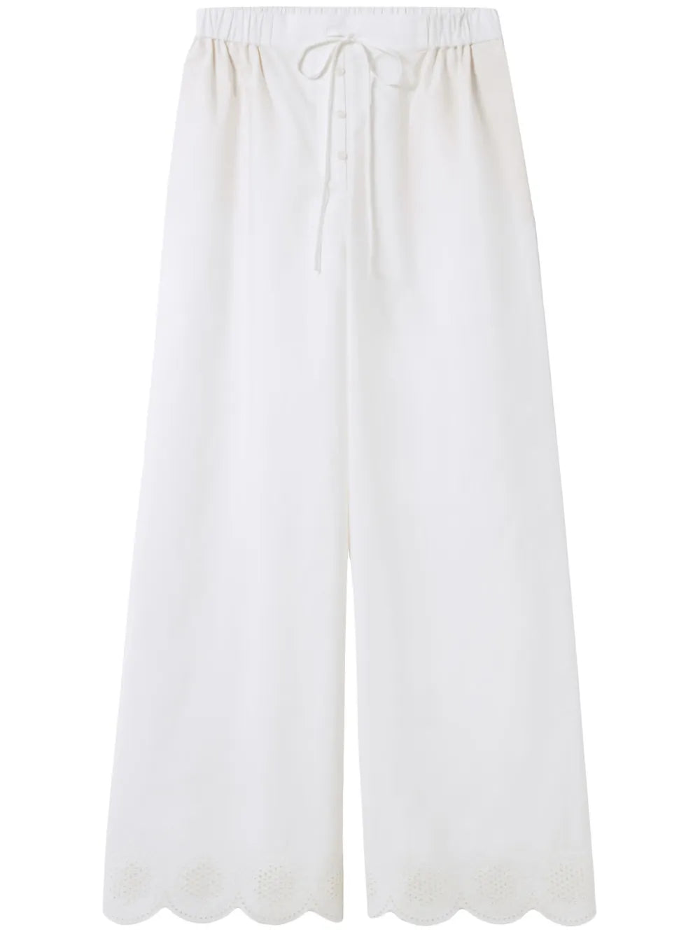Broderie-Anglaise Palazzo Pants