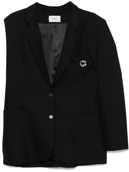 One-Arm Belted Pocket Blazer