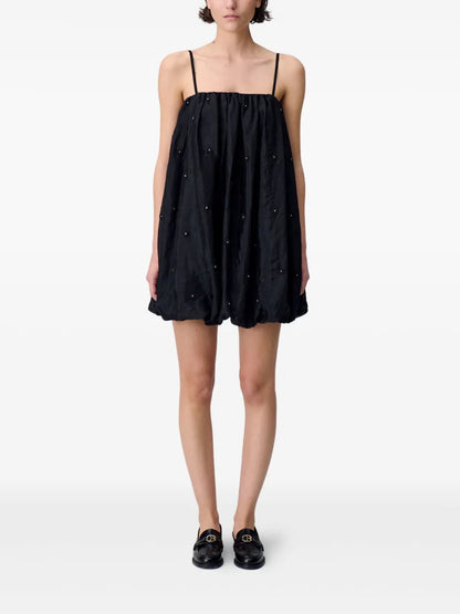 Embroidered Mini Dress