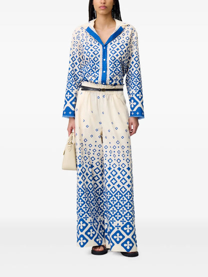 Printed Cotton Pants