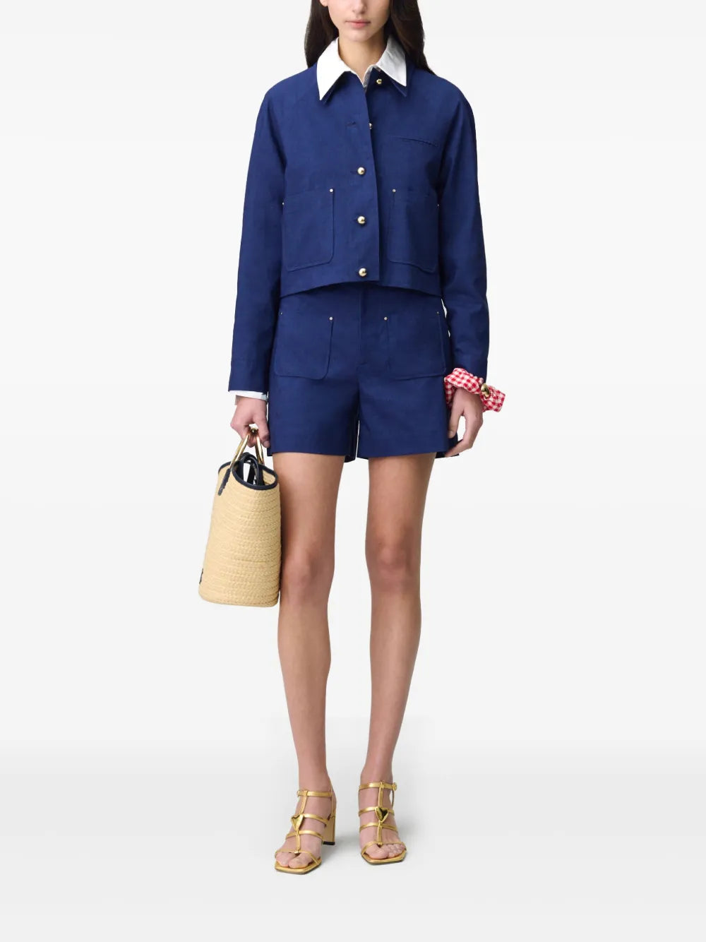 Cropped Shirt Jacket