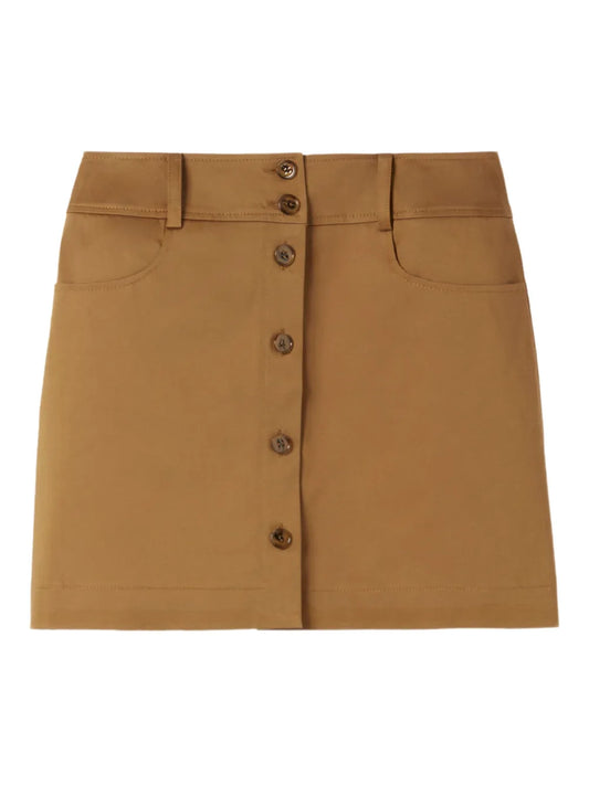 Cotton-Blend Skirt