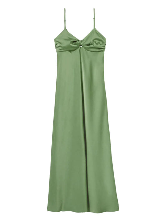 Satin Maxi Dress