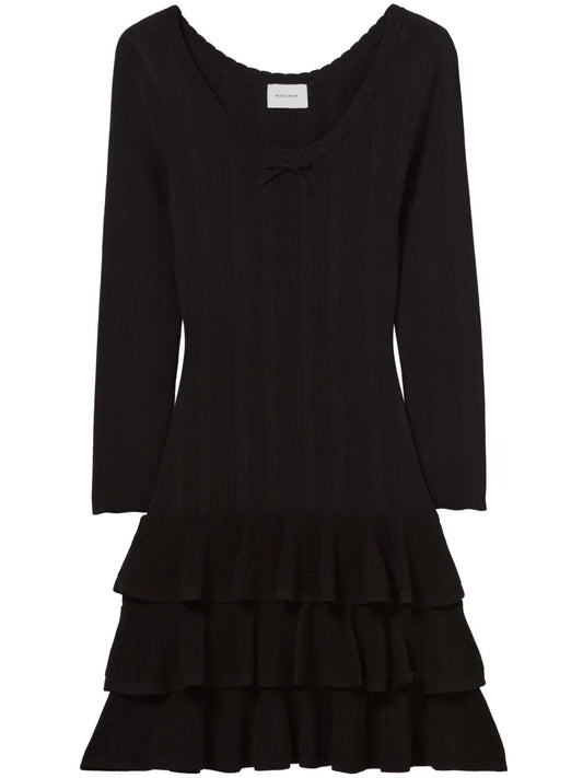 Fine-Knit Mini Dress