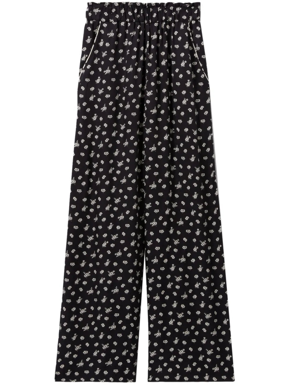 Floral-Print Palazzo Pants