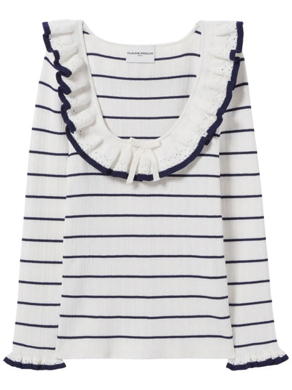 Striped Knitted Top