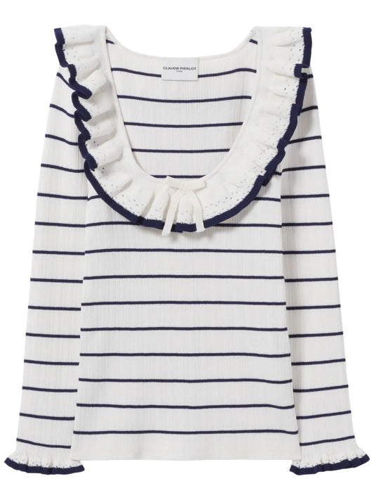 Striped Knitted Top
