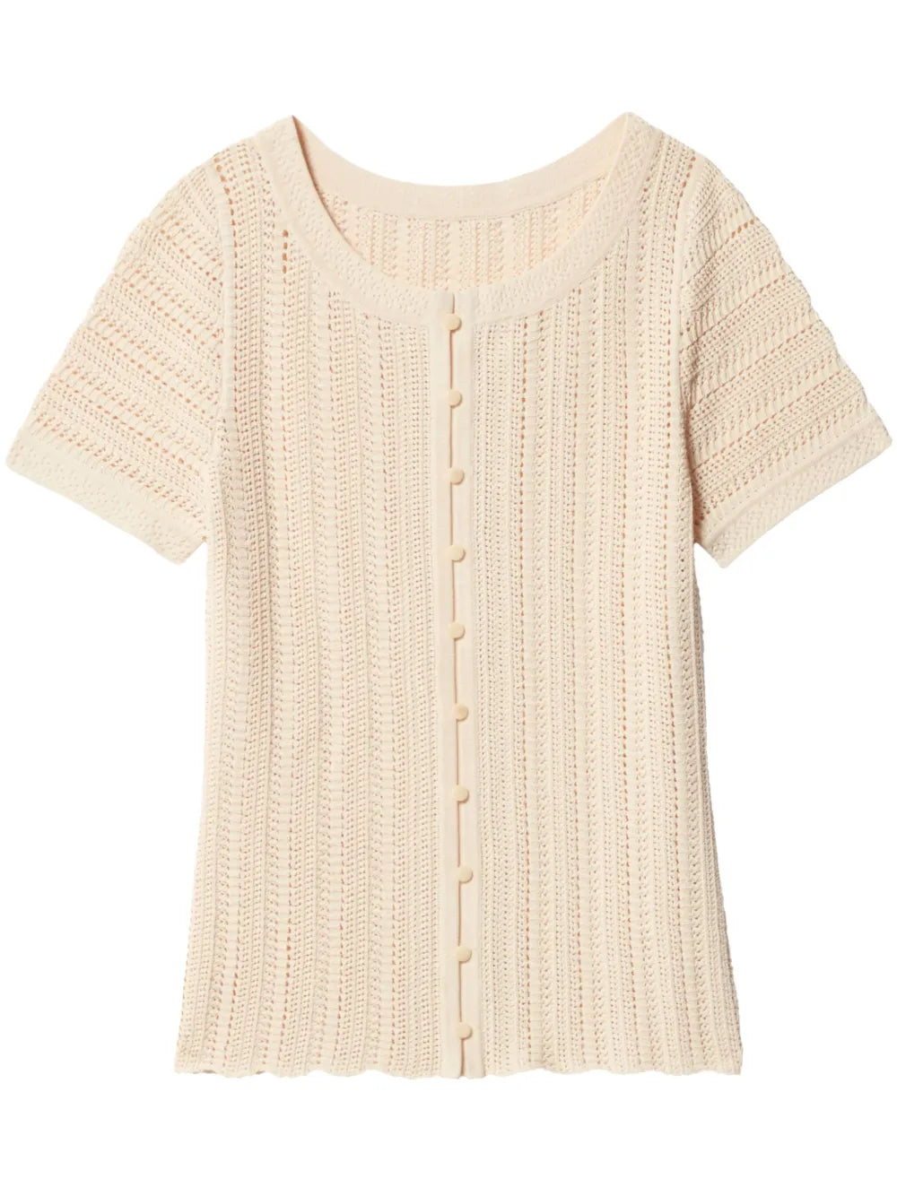 Open-Knit Blouse