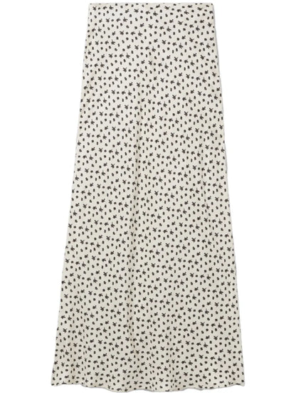 Floral-Print Maxi Skirt