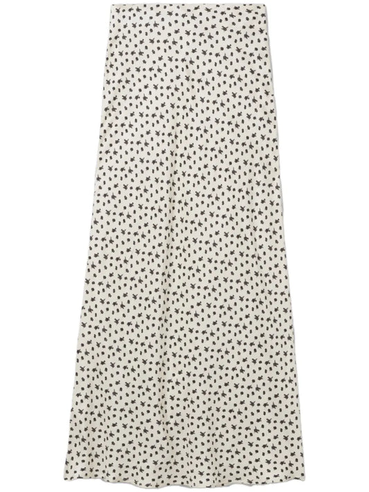 Floral-Print Maxi Skirt