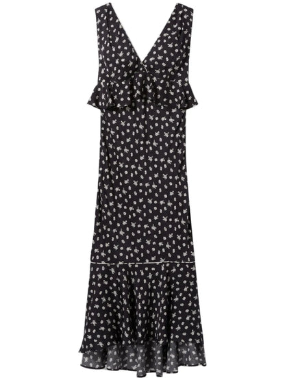 Floral-Print Maxi Dress