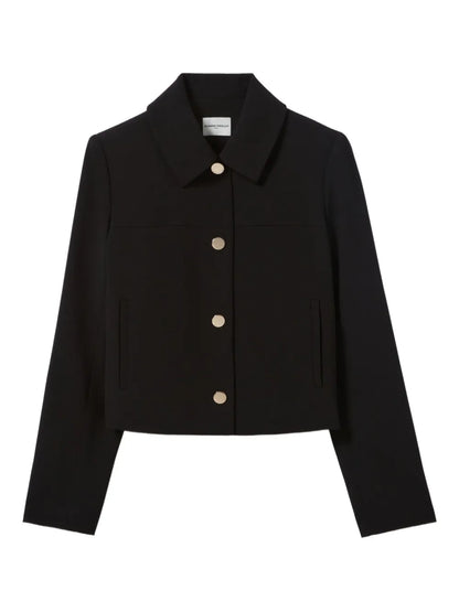 Contrasting-Buttons Jacket
