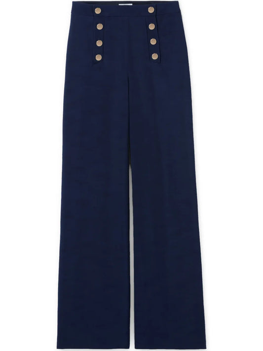 Button-Detailed Trousers