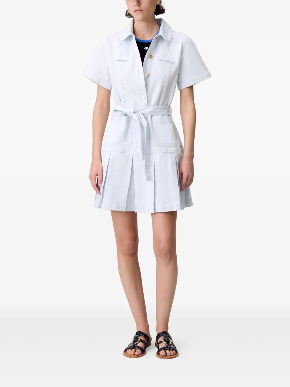 Cotton-Denim Dress