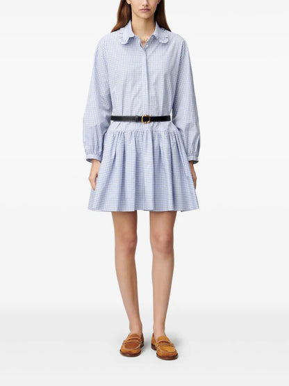 Checked Mini Dress