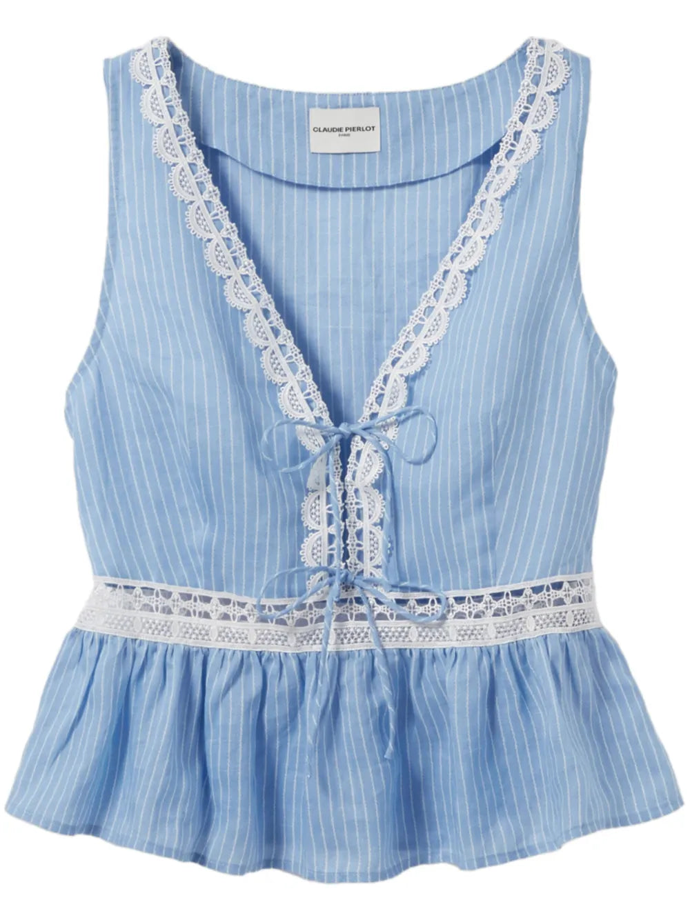 Lace-Trim Top
