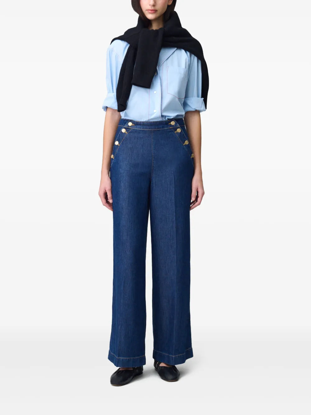 Wide-Leg Jeans