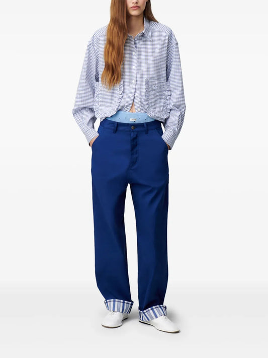 Straight-Leg Trousers