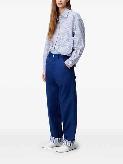 Straight-Leg Trousers