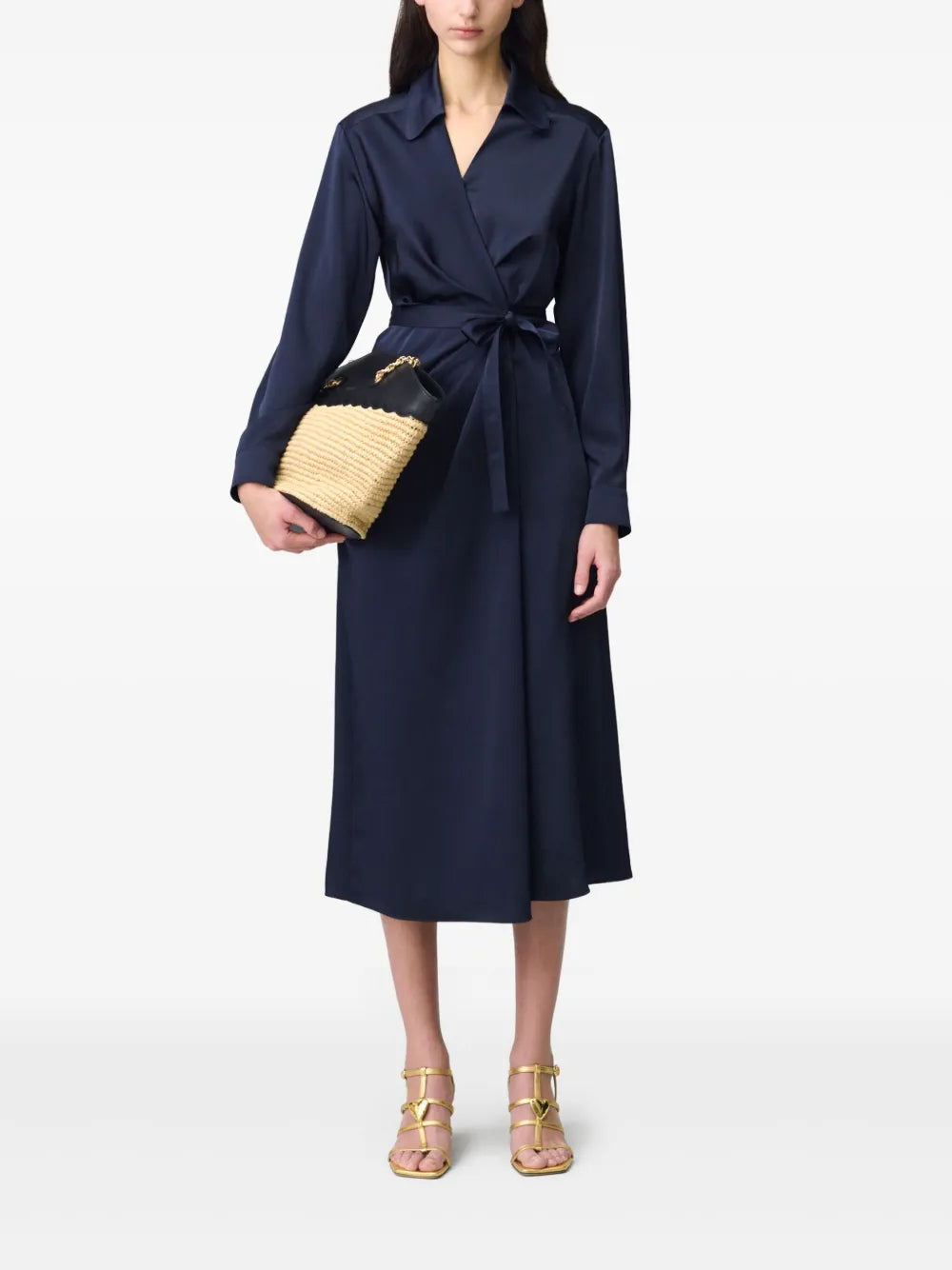 Satin Midi Dress
