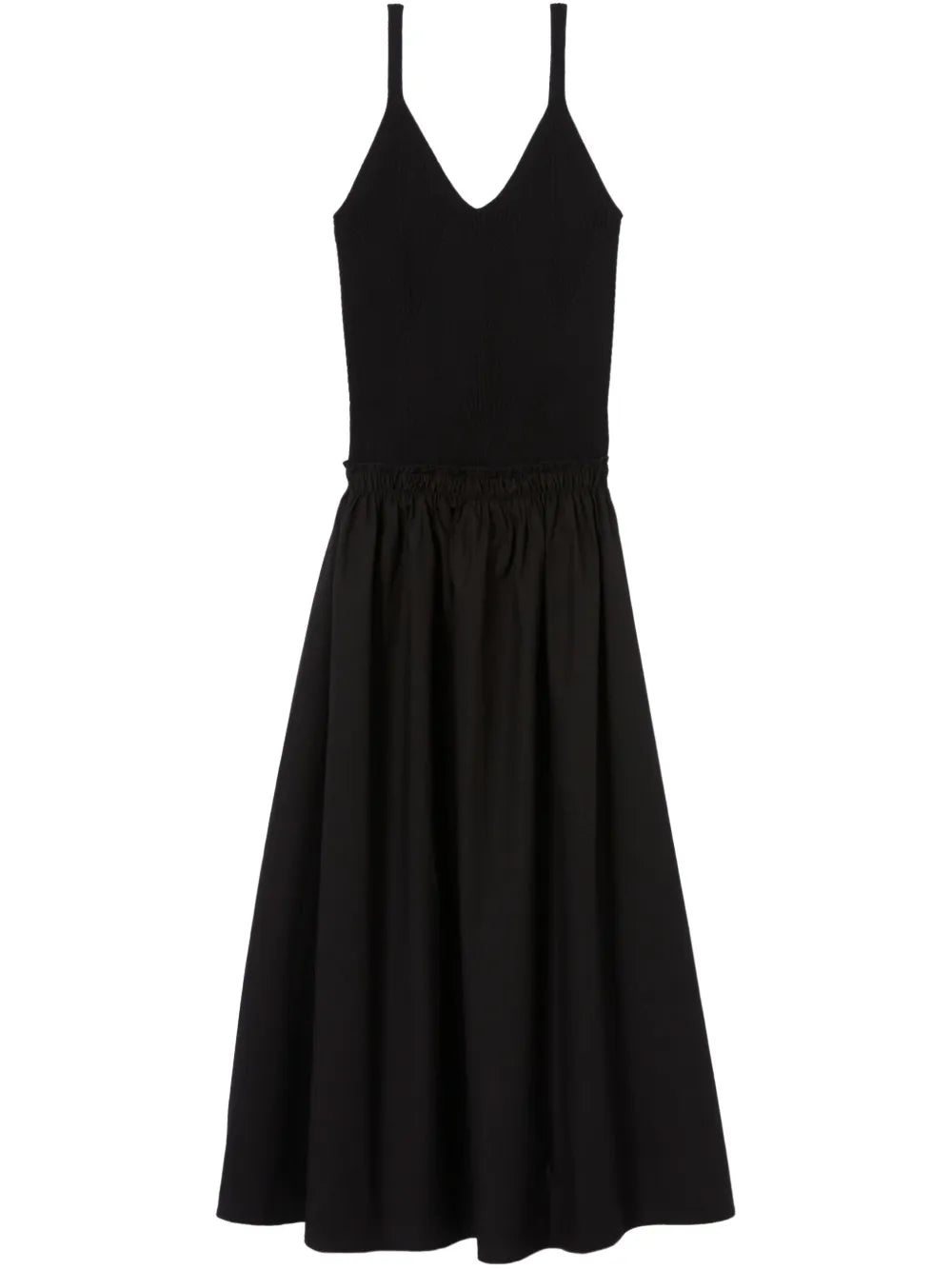 Ribbed-Knit Midi Dress