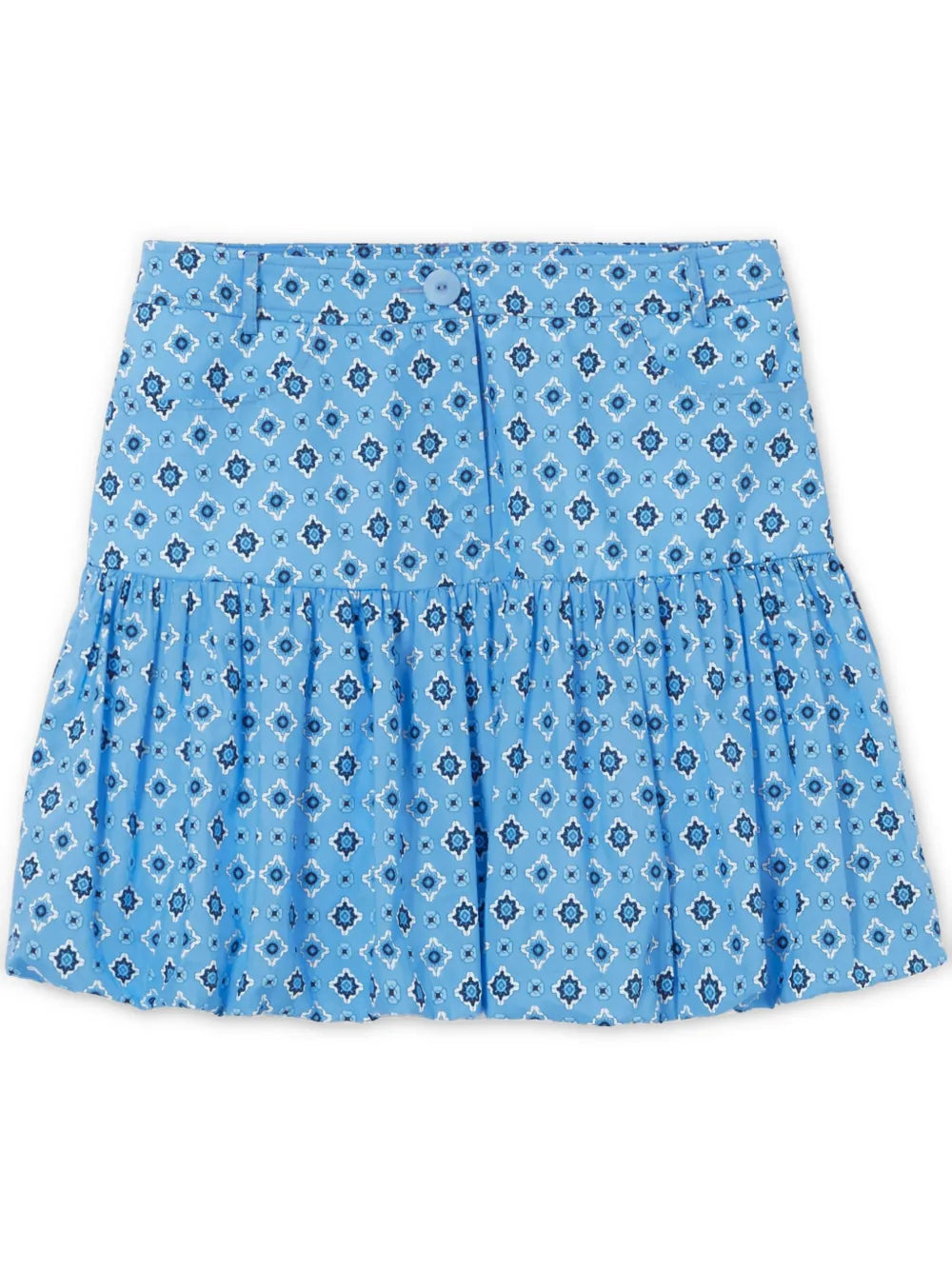 Patterned Mini Skirt