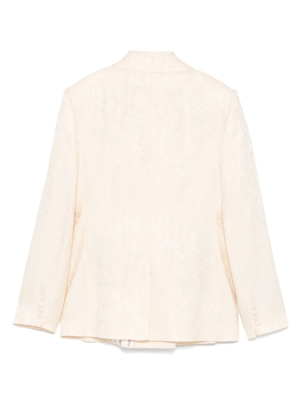 Floral-Jacquard Blazer