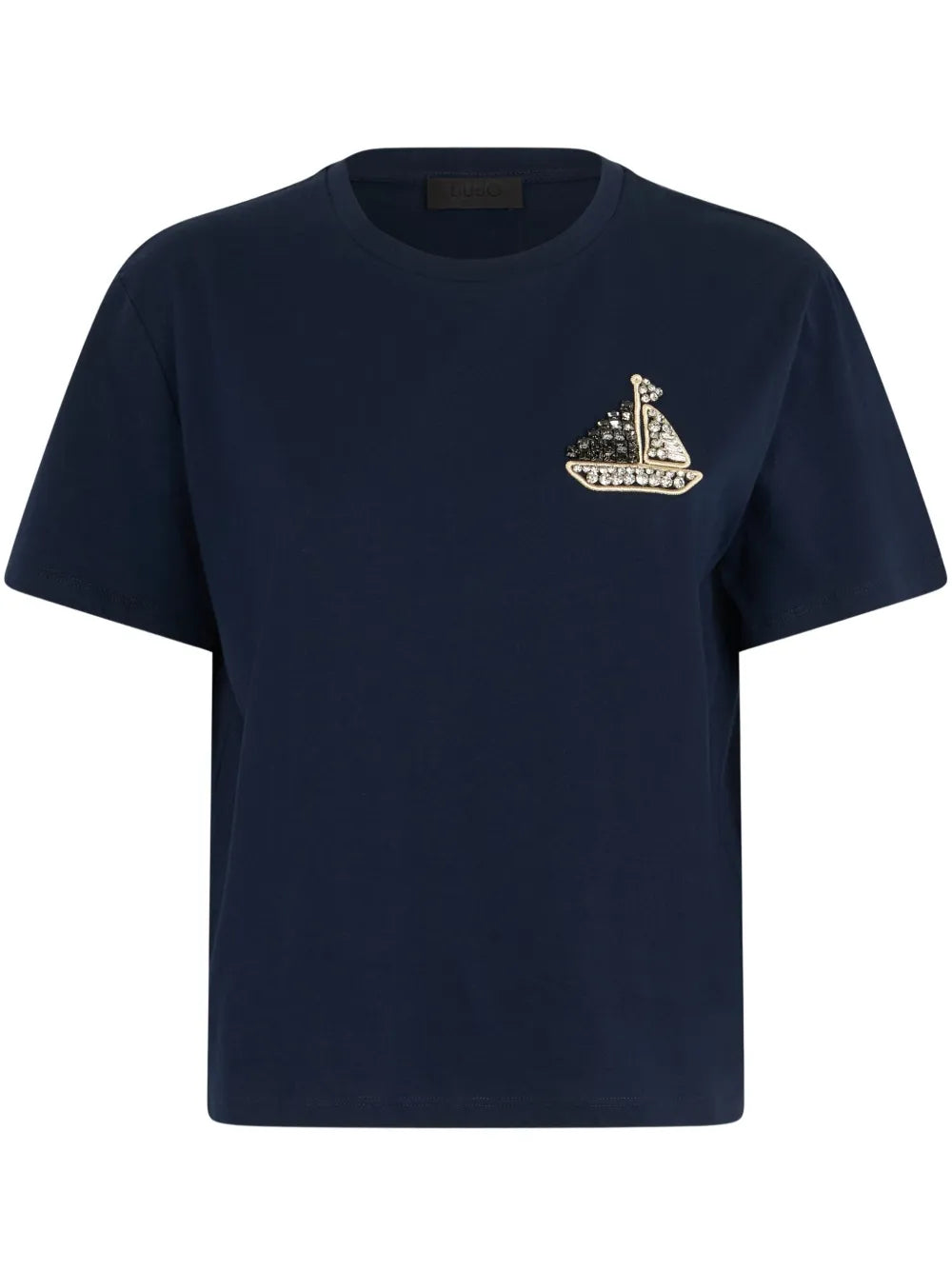 Rhinestone-Boat T-Shirt