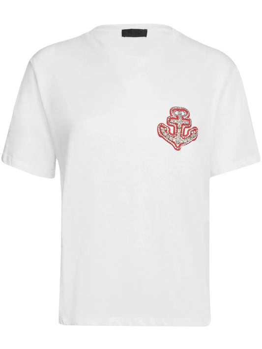 Rhinestone-Anchor T-Shirt
