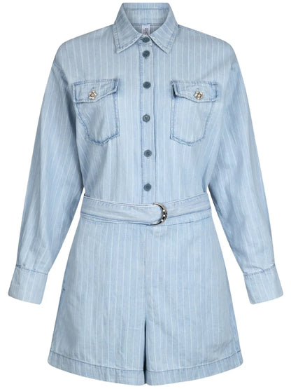 Pinstriped Playsuit