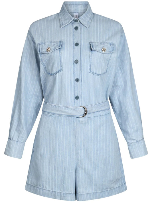 Pinstriped Playsuit