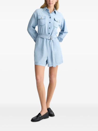 Pinstriped Playsuit