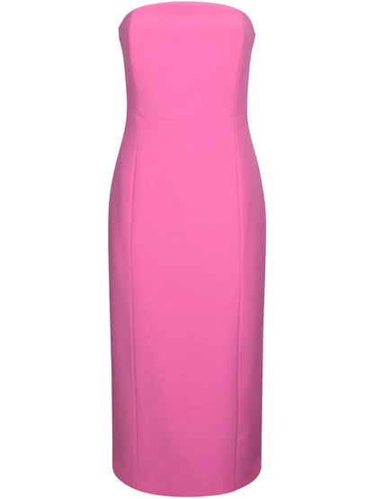 Crepe Midi Dress