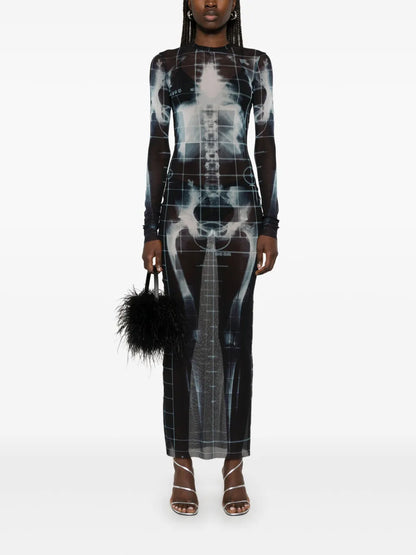 Squeletor Maxi Dress