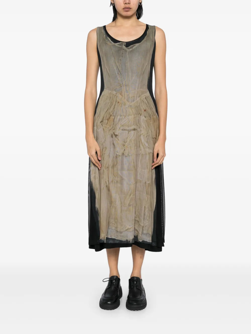 Graphic-Print Dress