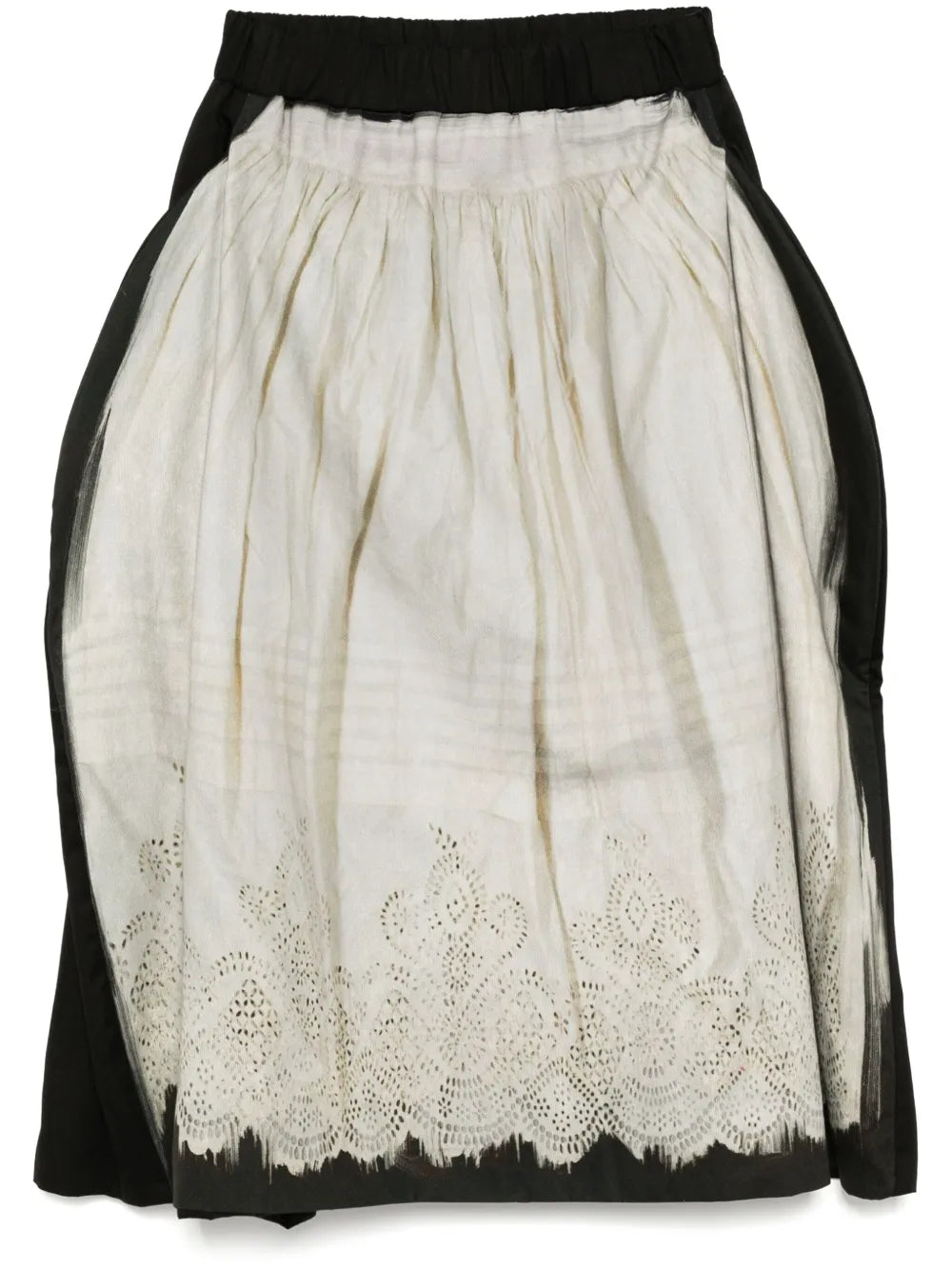 Graphic-Print Skirt