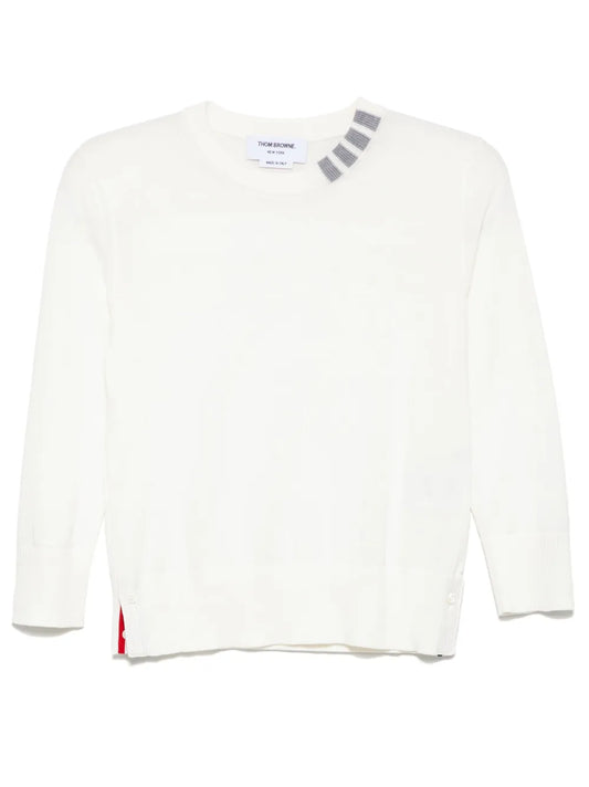 4-Bar Stripe Intarsia Jumper