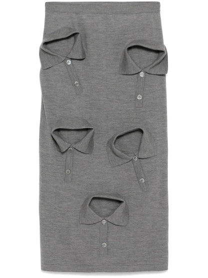 Multi-Collar Skirt