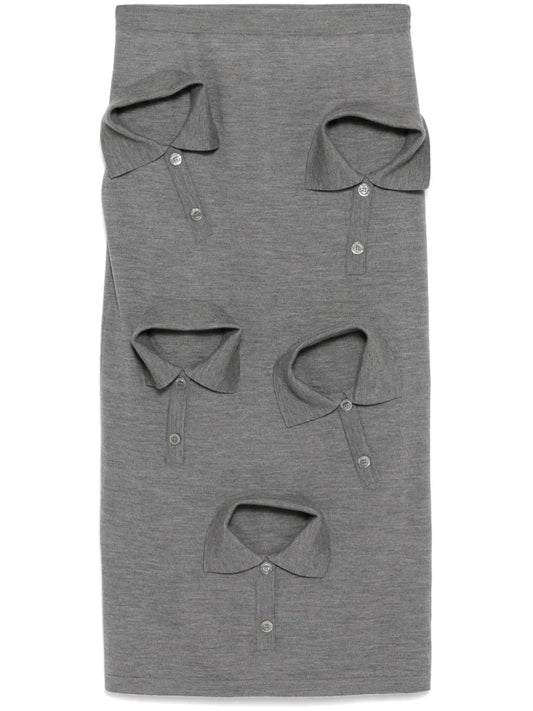 Multi-Collar Skirt